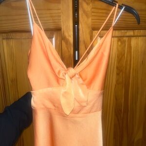 NWOT princess polly orange midi dress